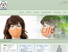Tablet Screenshot of anvinh.com.vn